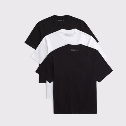 Abercrombie 3-Pack Premium Heavyweight 2.0 Tees