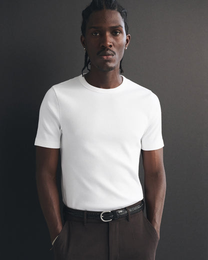 Abercrombie Essential Slim Ribbed Tee