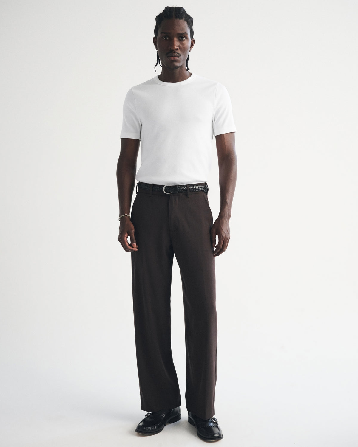 Abercrombie Essential Slim Ribbed Tee