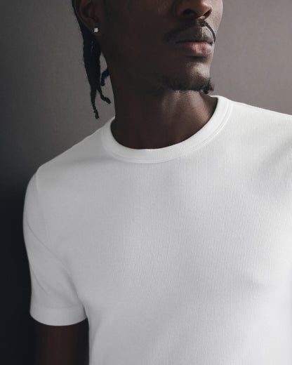 Abercrombie Essential Slim Ribbed Tee