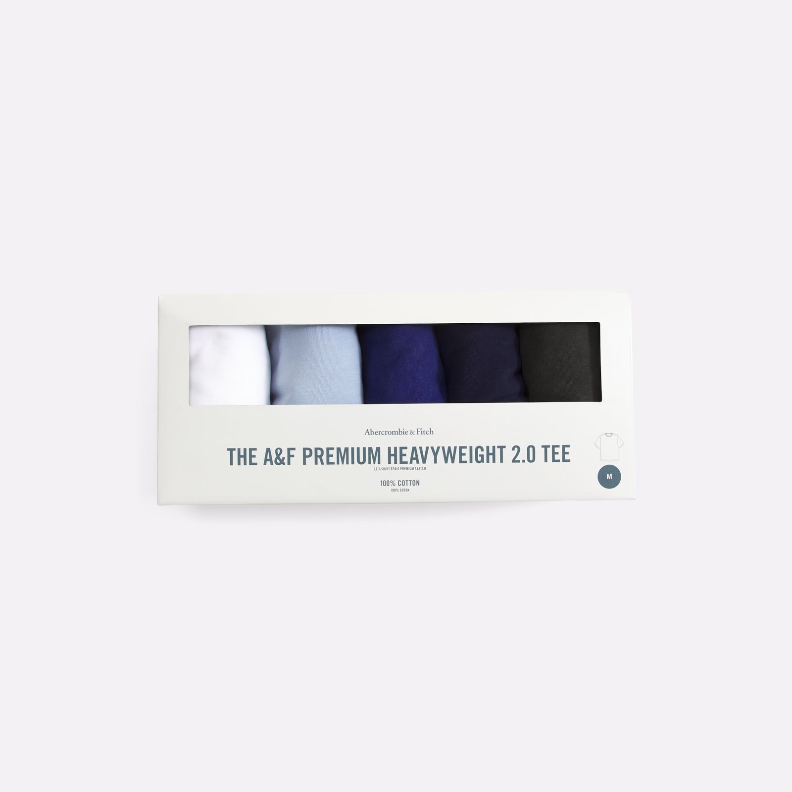 Abercrombie 5-Pack Premium Heavyweight 2.0 Tees
