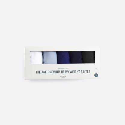 Abercrombie 5-Pack Premium Heavyweight 2.0 Tees