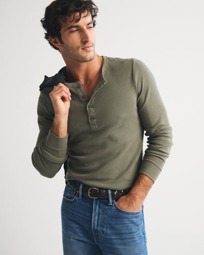 Abercrombie Essential Slim Ribbed Henley