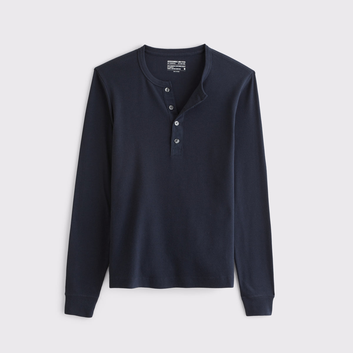 Abercrombie Essential Slim Ribbed Henley
