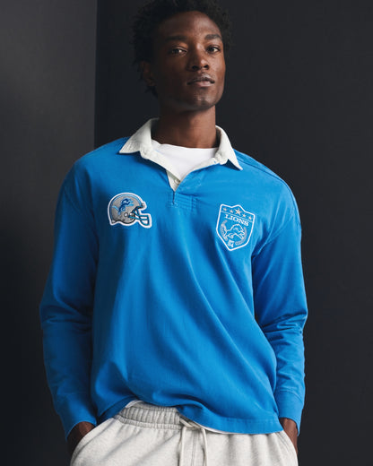 Abercrombie Seattle Seahawks Premium Heavyweight Rugby Polo