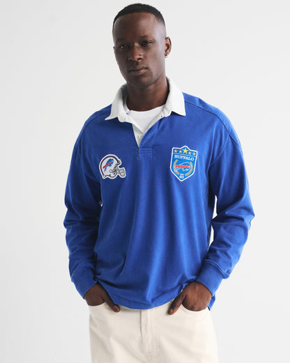 Abercrombie Seattle Seahawks Premium Heavyweight Rugby Polo