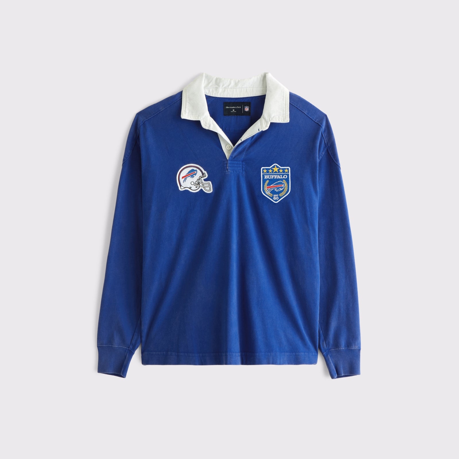 Abercrombie Seattle Seahawks Premium Heavyweight Rugby Polo