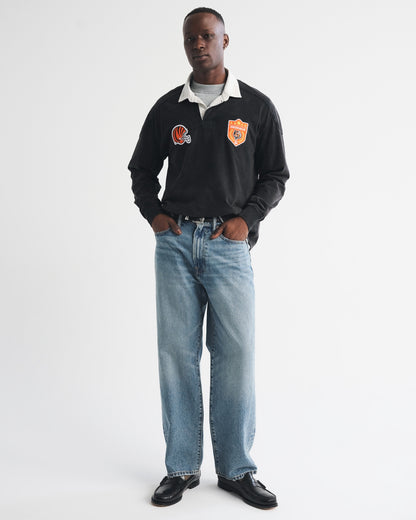 Abercrombie Seattle Seahawks Premium Heavyweight Rugby Polo