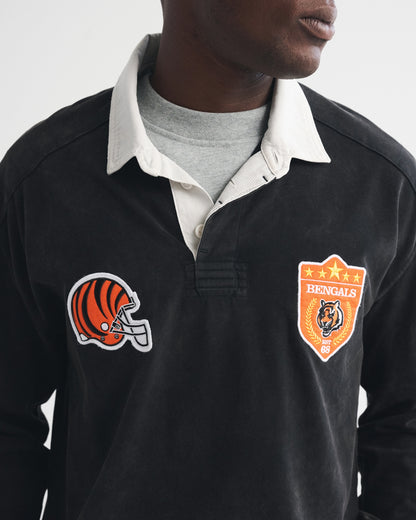 Abercrombie Seattle Seahawks Premium Heavyweight Rugby Polo