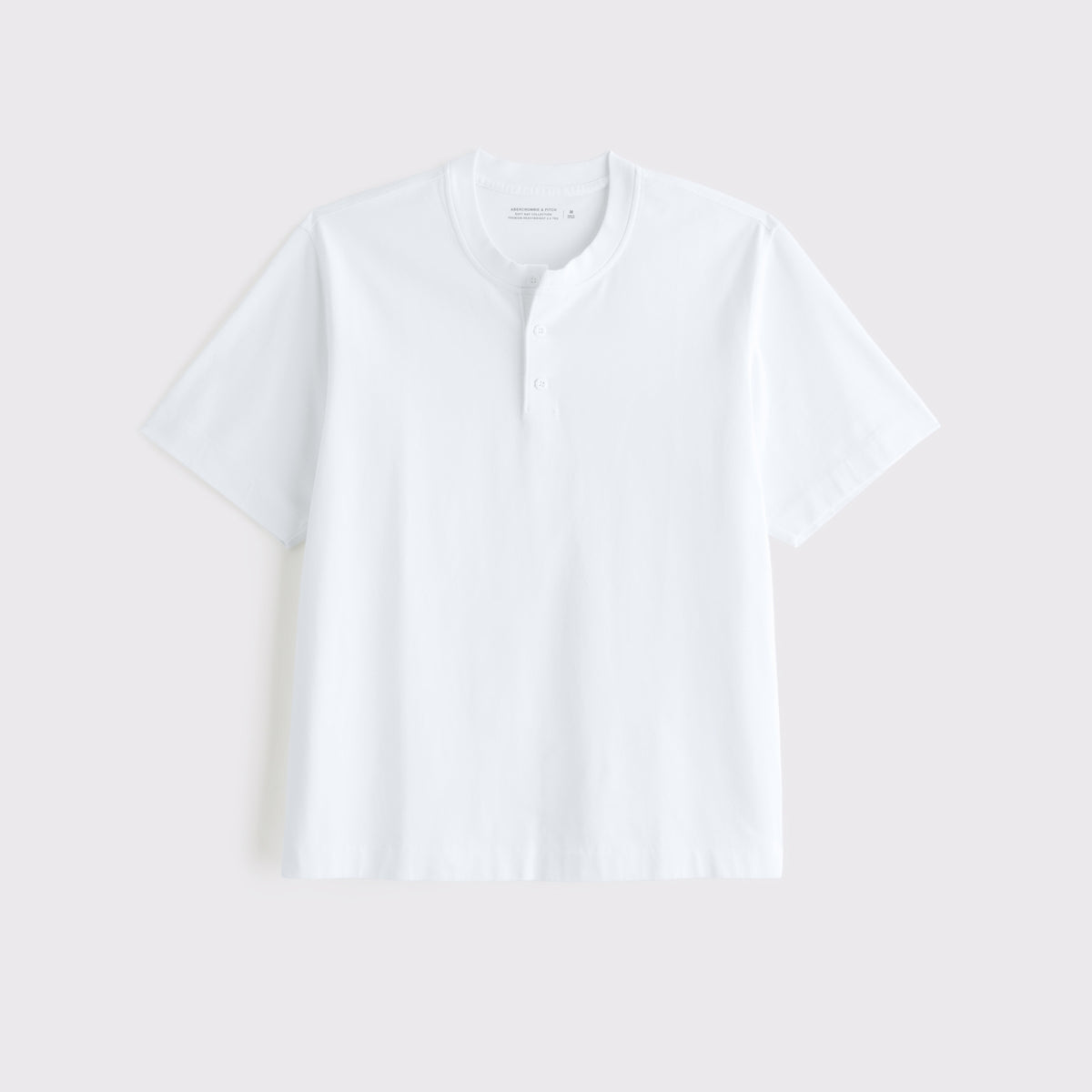 Abercrombie Short-Sleeve Premium Heavyweight 2.0 Henley