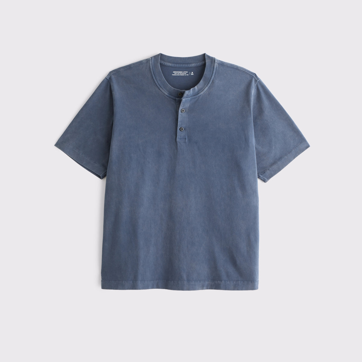 Abercrombie Short-Sleeve Premium Heavyweight 2.0 Henley