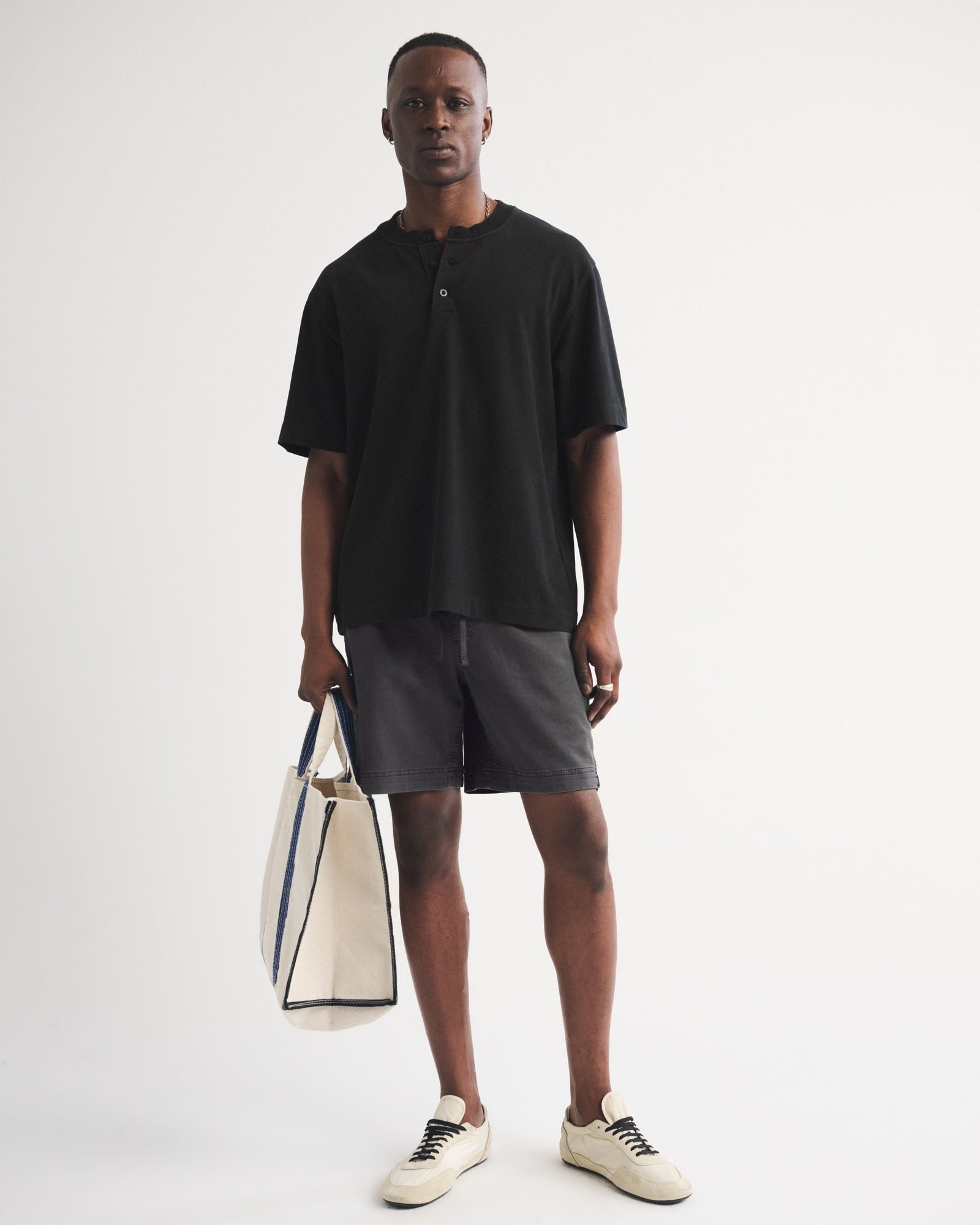 Abercrombie Short-Sleeve Premium Heavyweight 2.0 Henley
