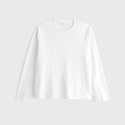 Abercrombie Long-Sleeve Boxy Tee