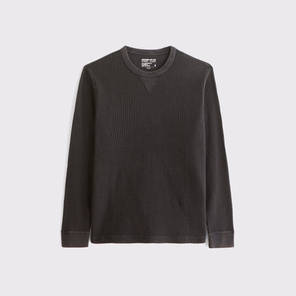 Abercrombie Long-Sleeve Classic Waffle Tee