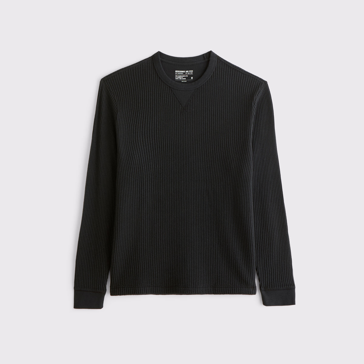 Abercrombie Long-Sleeve Classic Waffle Tee