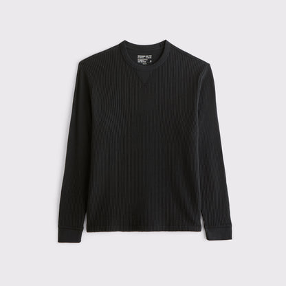 Abercrombie Long-Sleeve Classic Waffle Tee