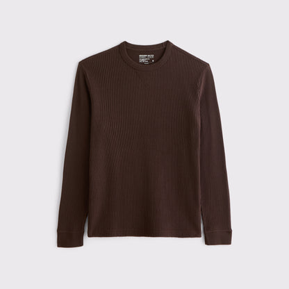 Abercrombie Long-Sleeve Classic Waffle Tee