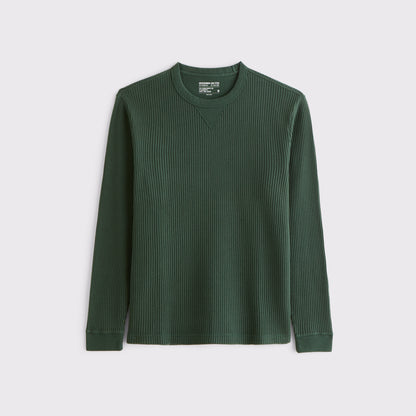 Abercrombie Long-Sleeve Classic Waffle Tee