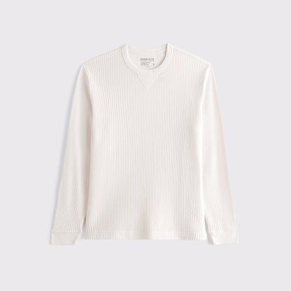 Abercrombie Long-Sleeve Classic Waffle Tee