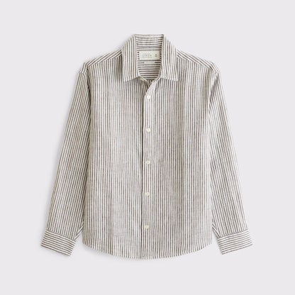 Abercrombie 100% Linen Button-Up Shirt
