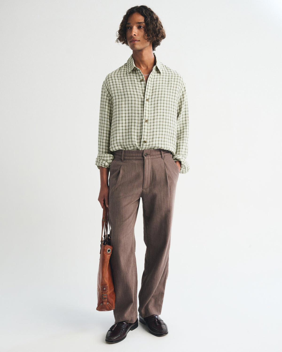 Abercrombie 100% Linen Button-Up Shirt