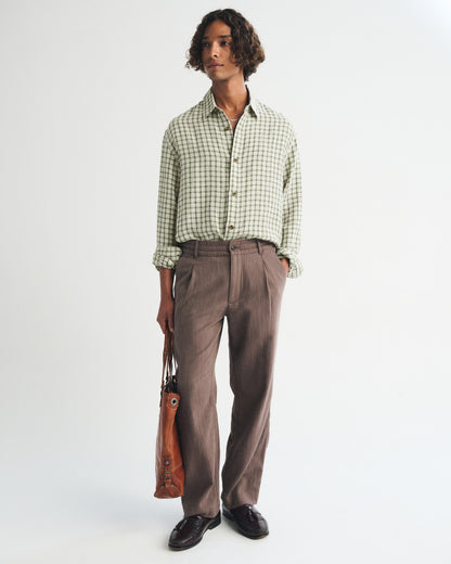 Abercrombie 100% Linen Button-Up Shirt