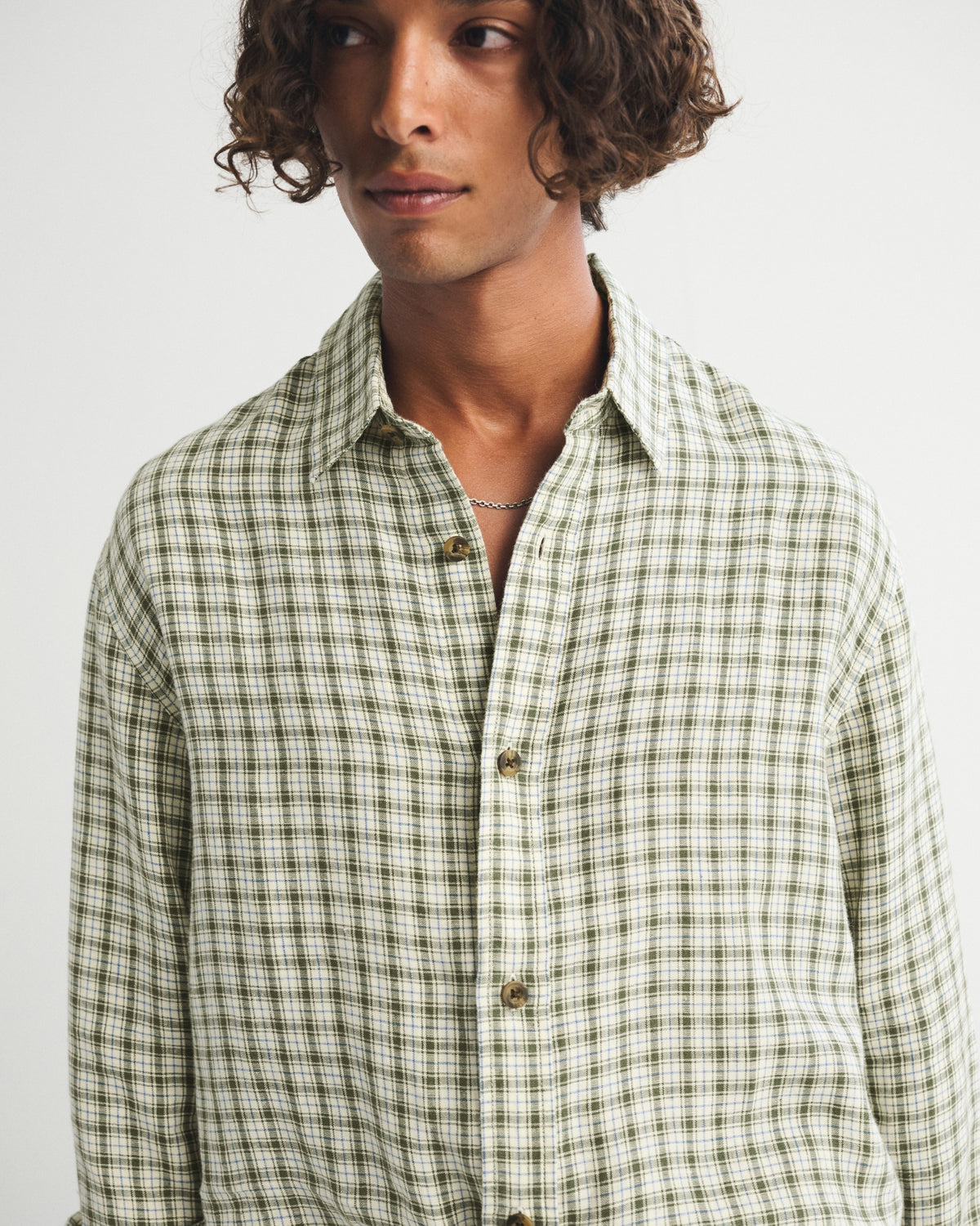 Abercrombie 100% Linen Button-Up Shirt