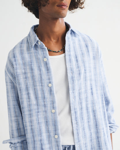 Abercrombie 100% Cotton Slub Button-Up Shirt