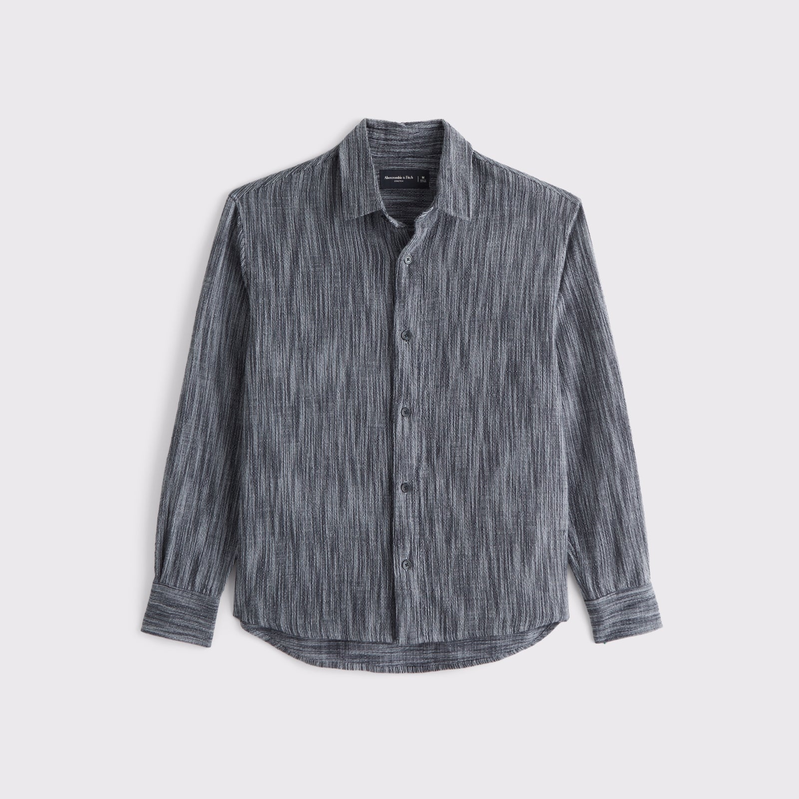Abercrombie 100% Cotton Slub Button-Up Shirt