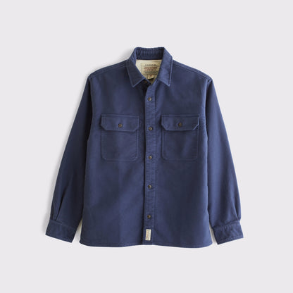 Abercrombie 100% Cotton Shirt Jacket