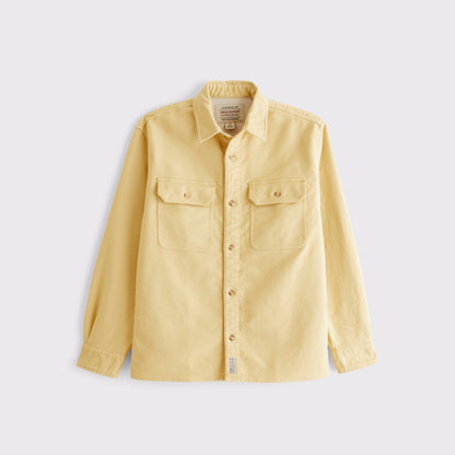 Abercrombie 100% Cotton Shirt Jacket