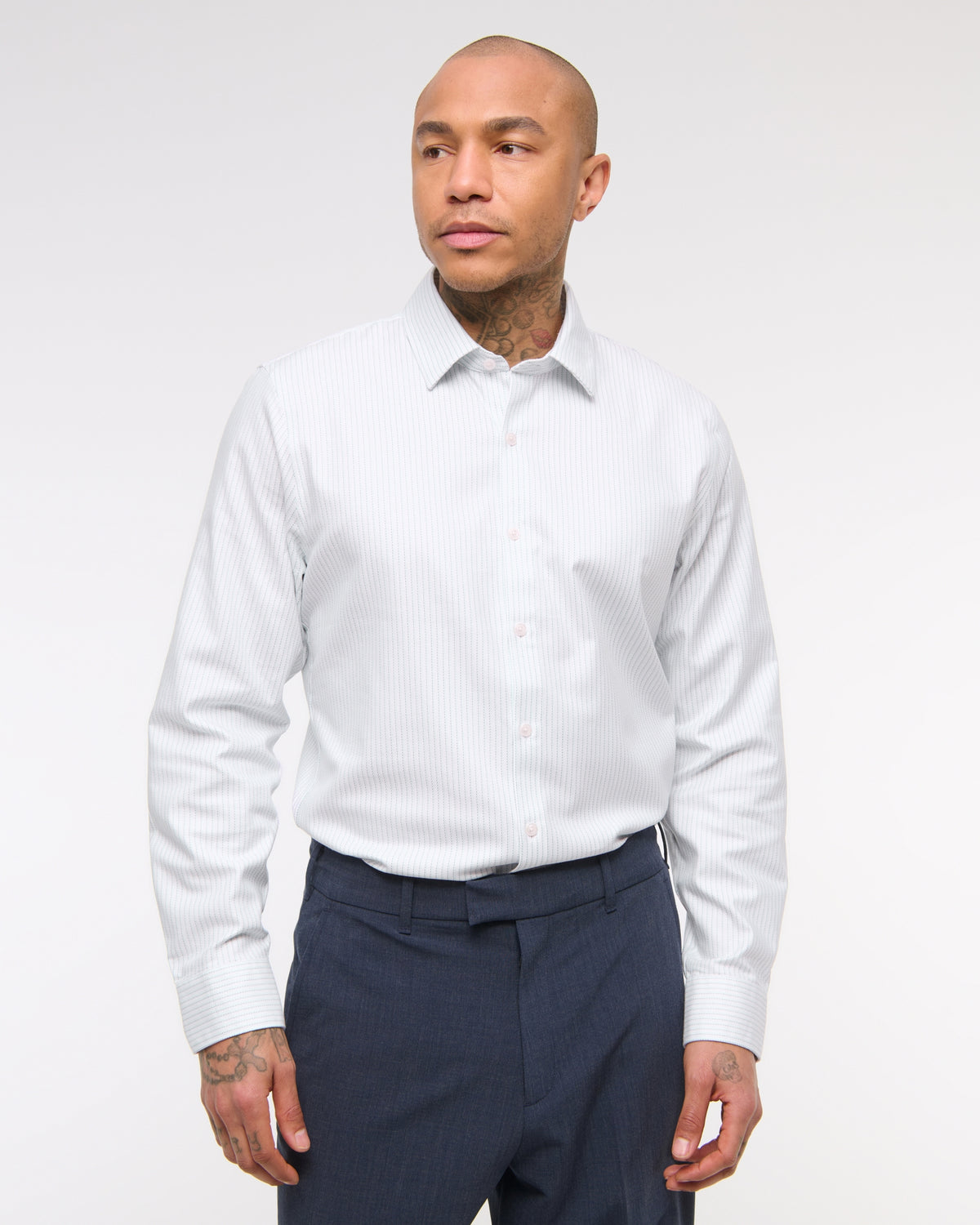 Abercrombie A&F Collins Slim Stretch Suiting Shirt