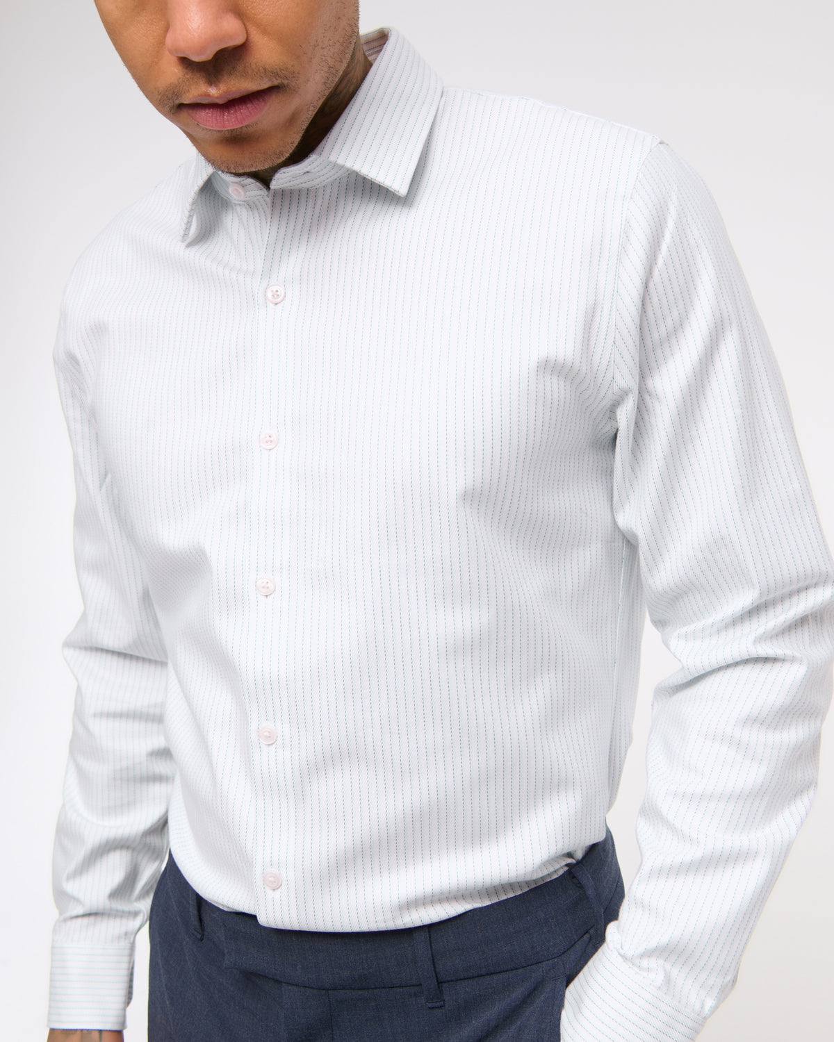 Abercrombie A&F Collins Slim Stretch Suiting Shirt