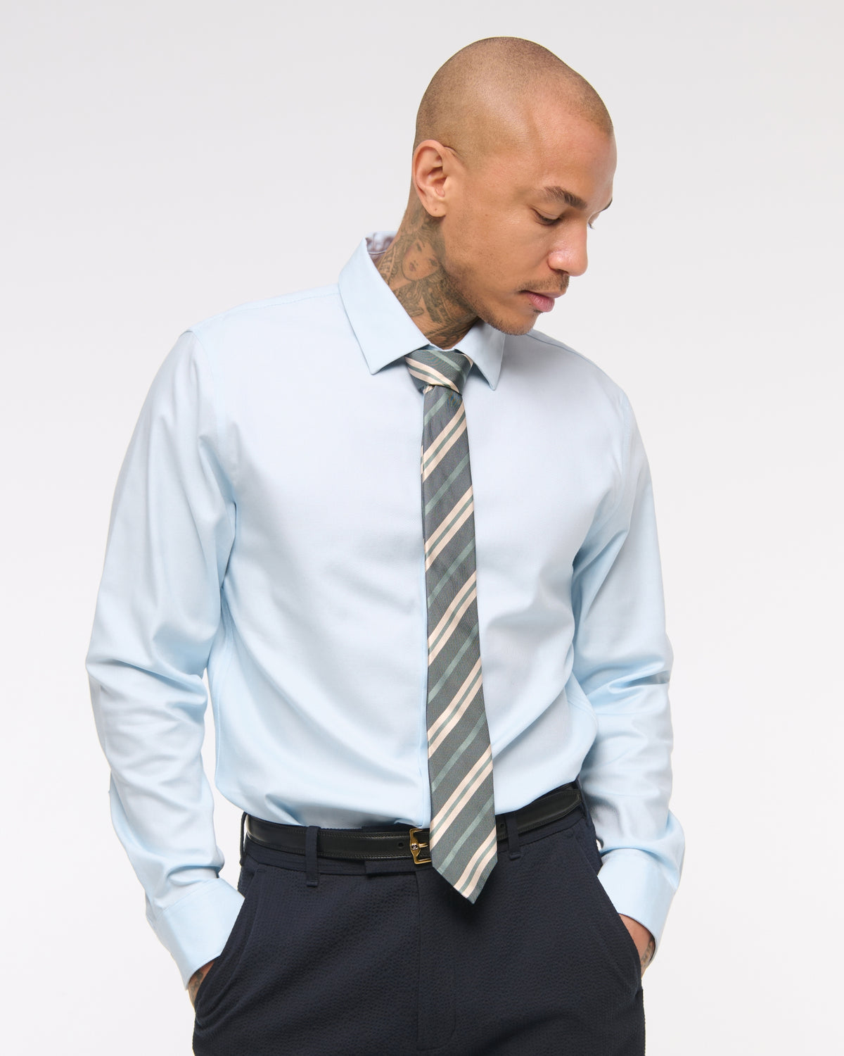 Abercrombie A&F Collins Slim Stretch Suiting Shirt