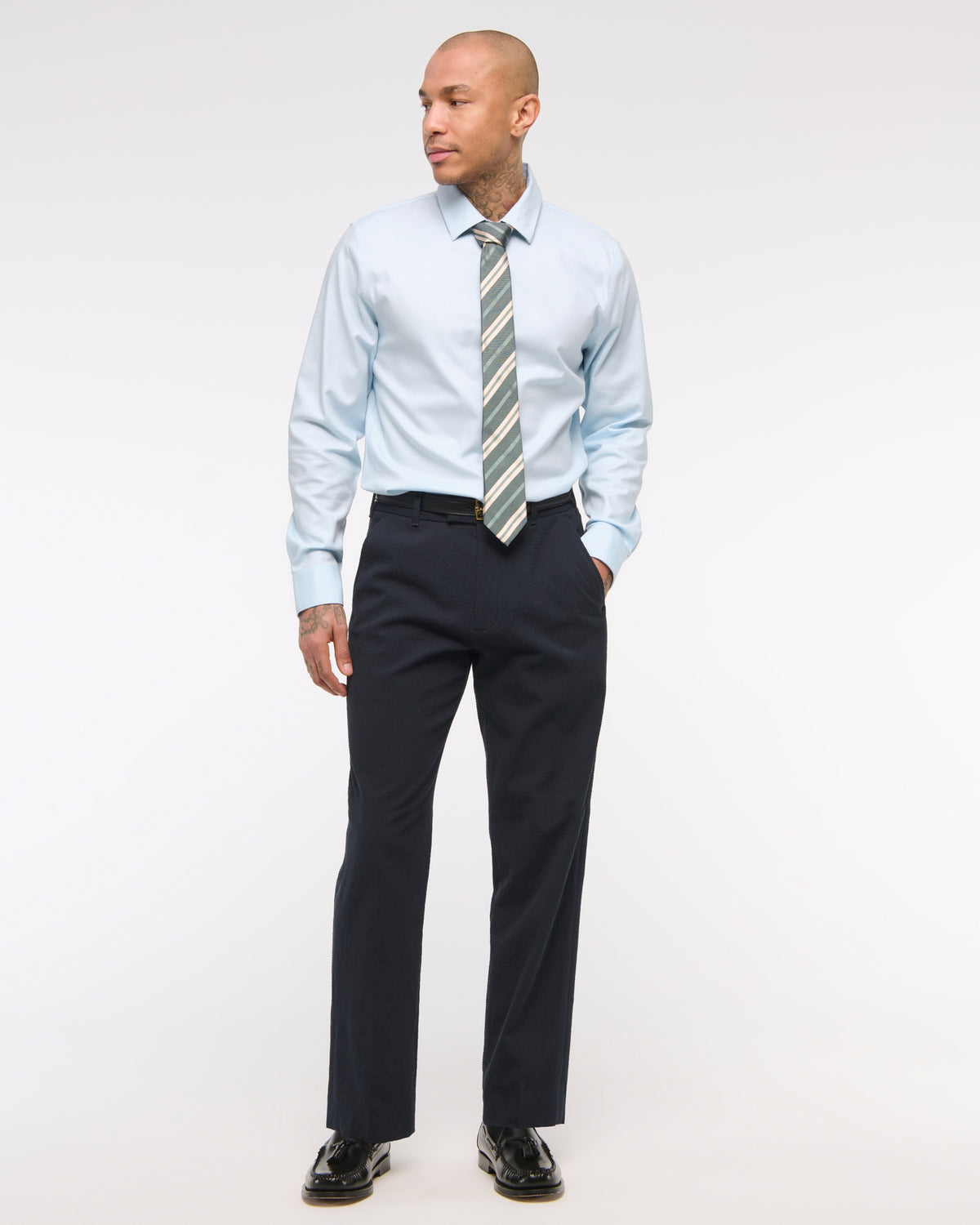 Abercrombie A&F Collins Slim Stretch Suiting Shirt