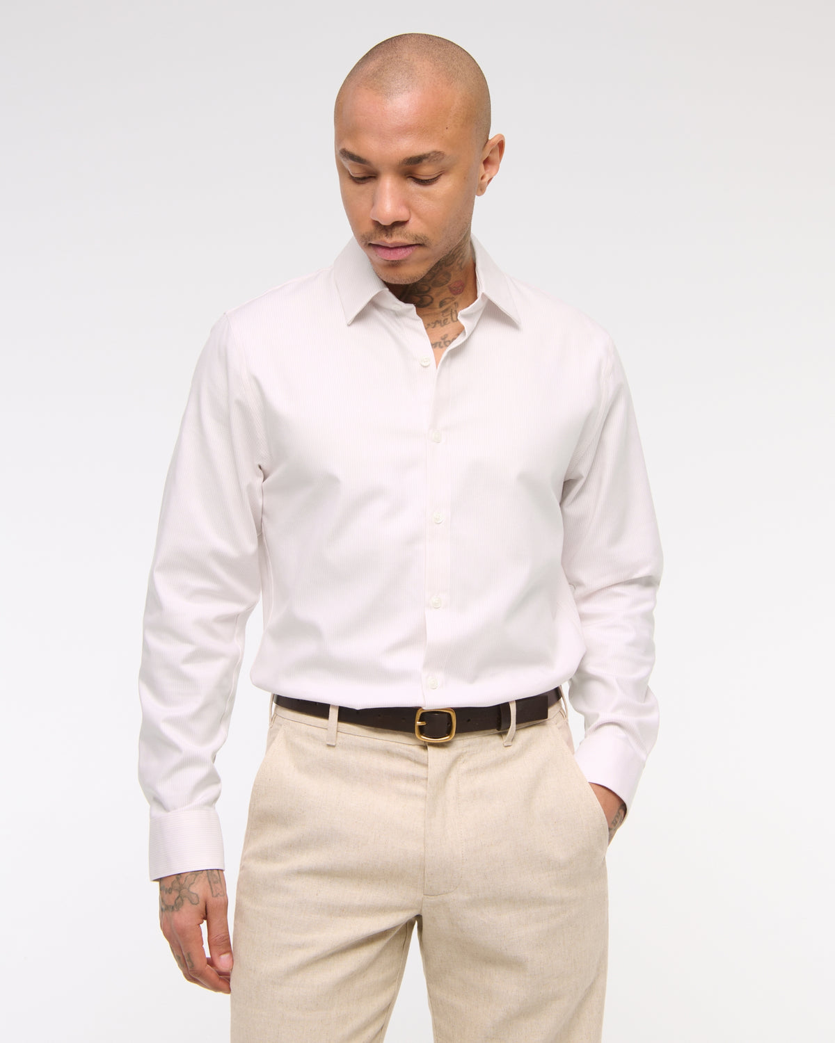 Abercrombie A&F Collins Slim Stretch Suiting Shirt