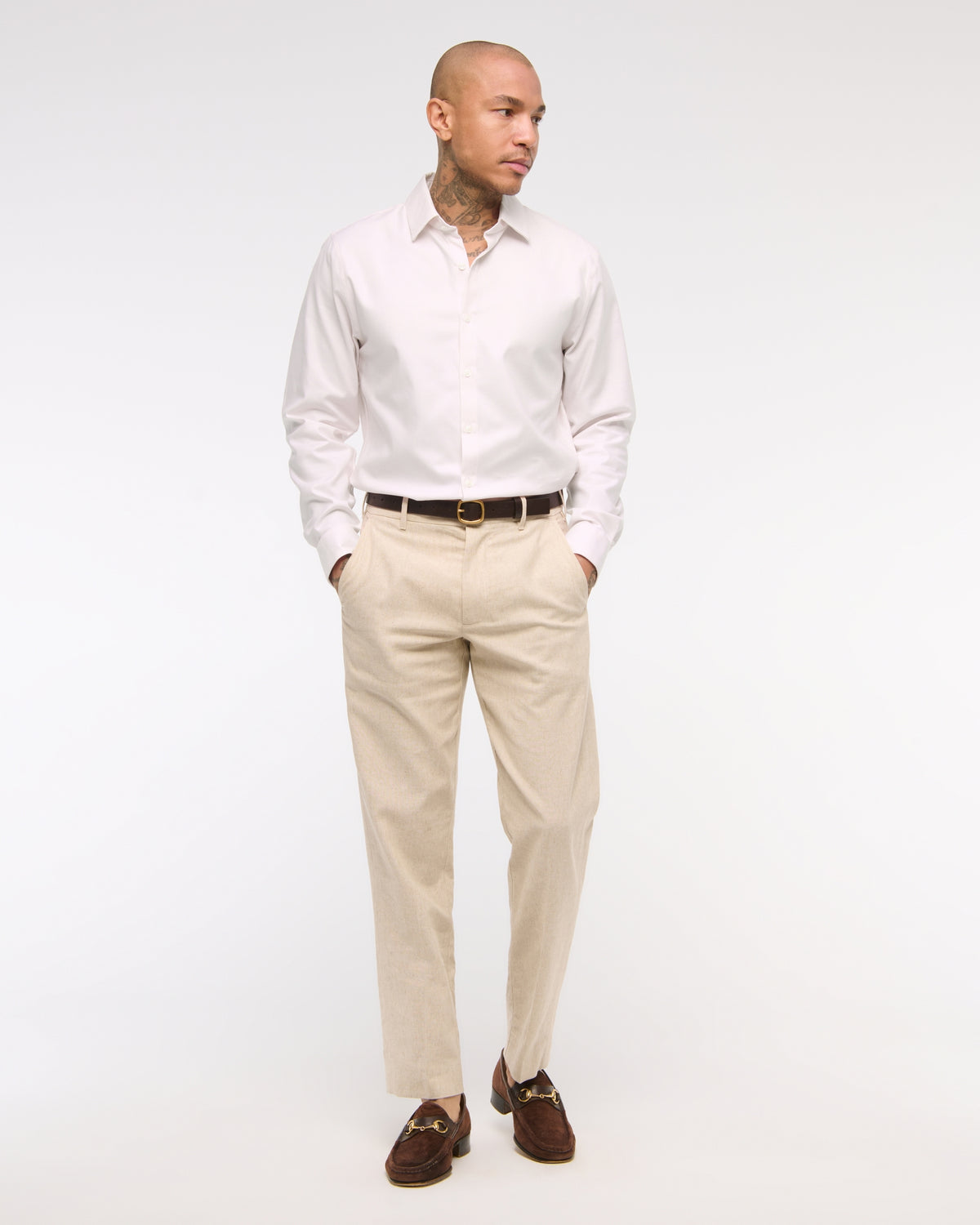 Abercrombie A&F Collins Slim Stretch Suiting Shirt