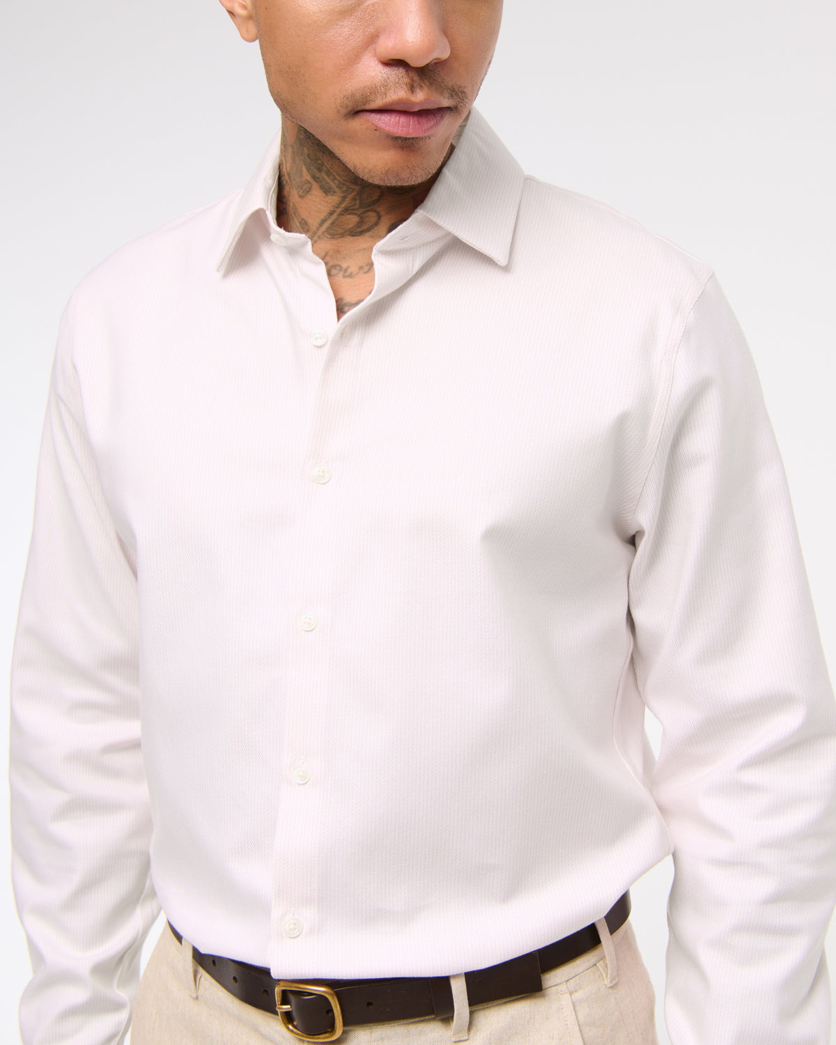 Abercrombie A&F Collins Slim Stretch Suiting Shirt