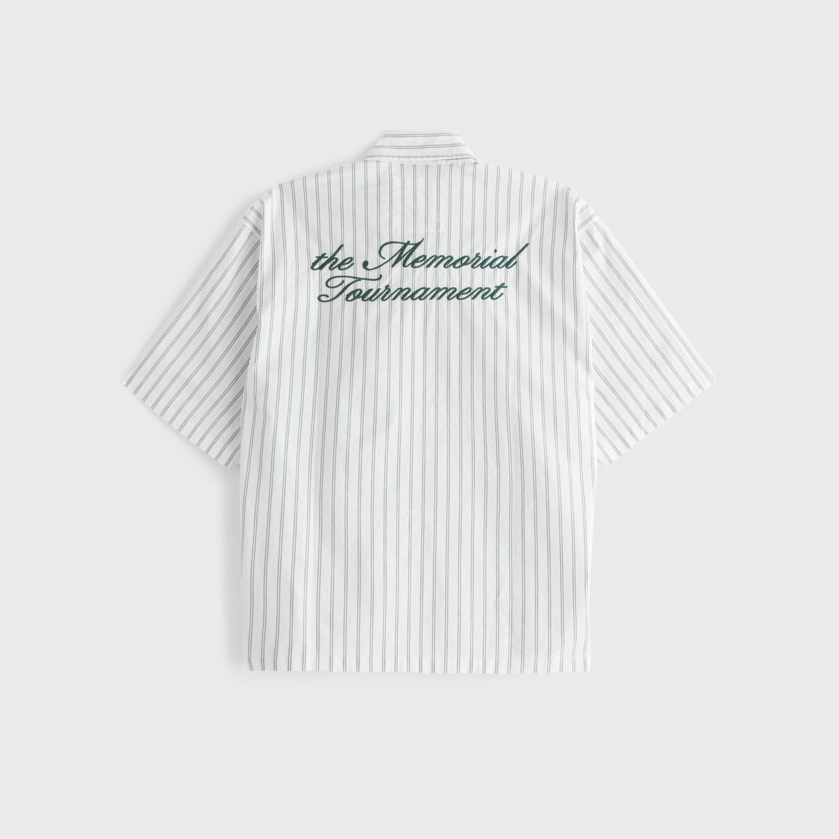 Abercrombie Short-Sleeve Memorial Tournament Workwear Button-Up Shirt