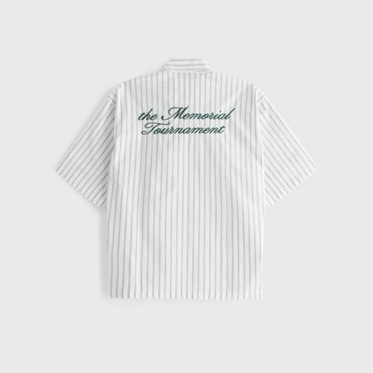 Abercrombie Short-Sleeve Memorial Tournament Workwear Button-Up Shirt