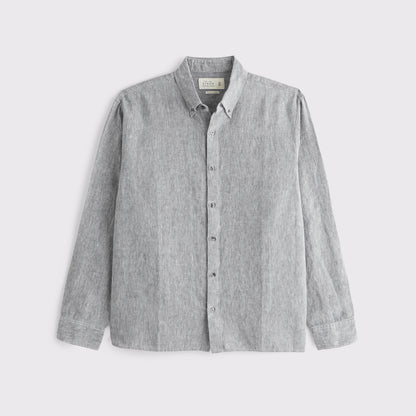 Abercrombie 100% Linen Button-Up Shirt