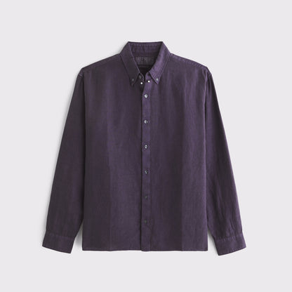 Abercrombie 100% Linen Button-Up Shirt