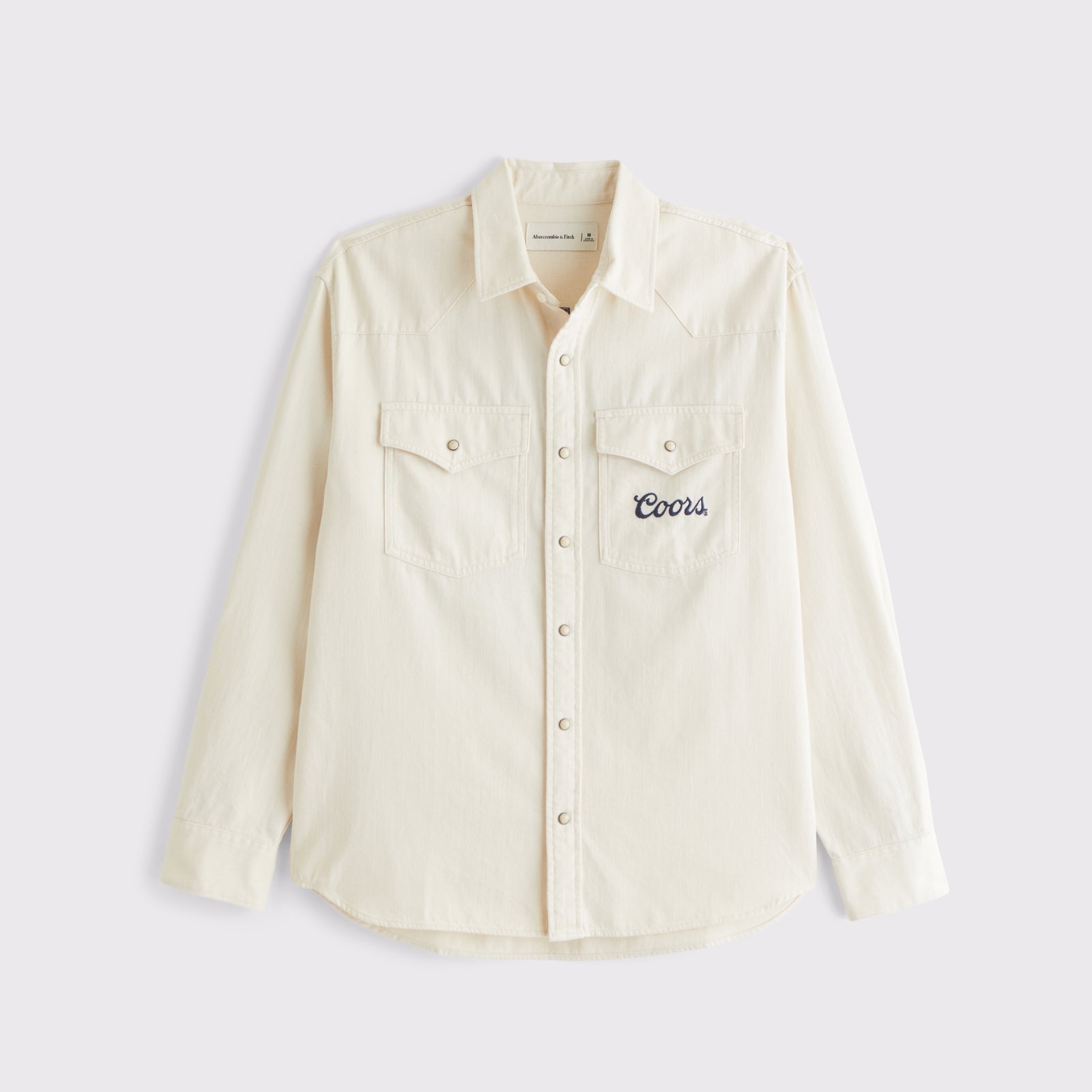 Abercrombie Twill Button-Up Shirt