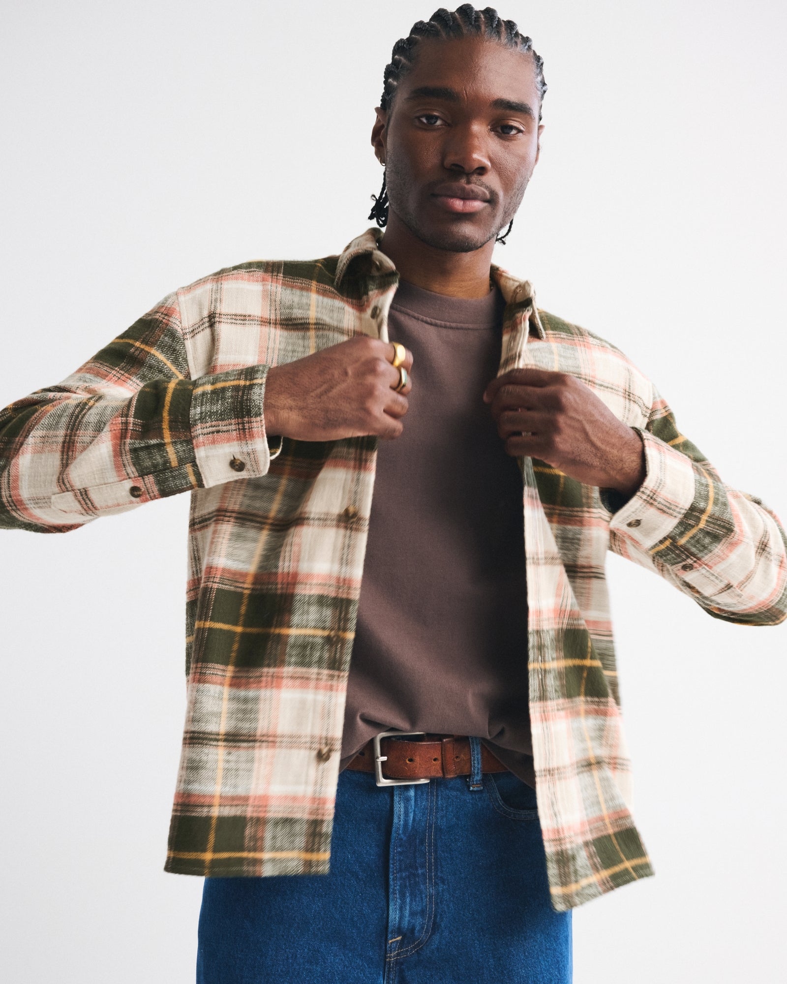 Abercrombie Slub Flannel