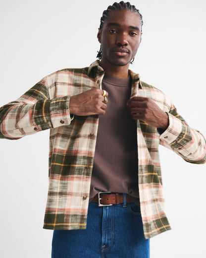 Abercrombie Slub Flannel