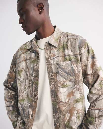Abercrombie Twill Button-Up Shirt