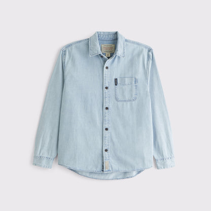 Abercrombie Denim Button-Up Shirt
