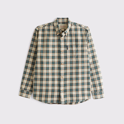 Abercrombie Plaid Button-Up Shirt