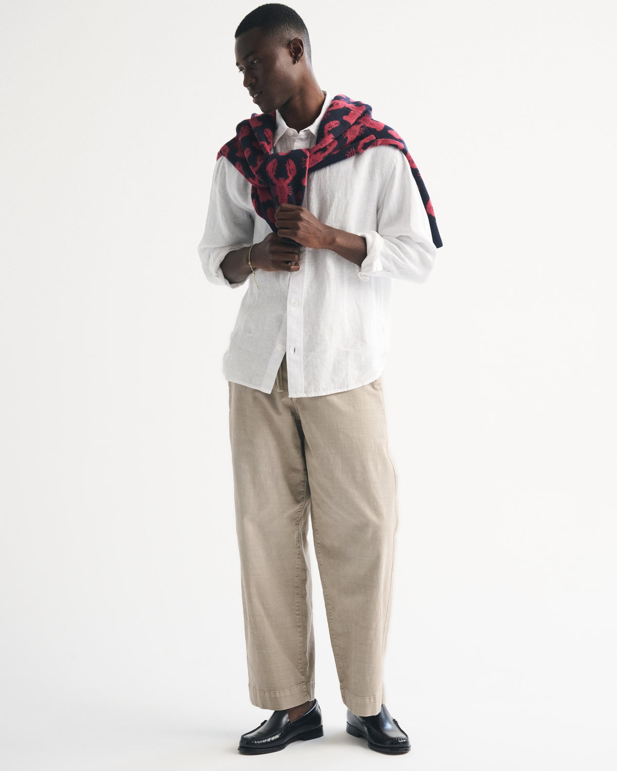 Abercrombie 100% Linen Button-Up Shirt