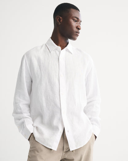 Abercrombie 100% Linen Button-Up Shirt